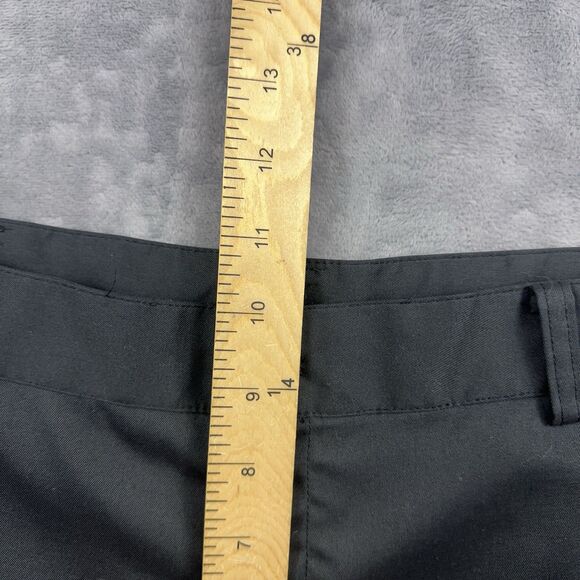 Nike Dri-FIT Victory Golf Pants Men 34x32 Black Flat Front Chino Golfing Stretch - Picture 11 of 12